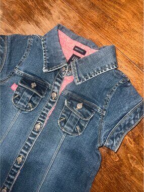 Girls Y2k gap denim jumper